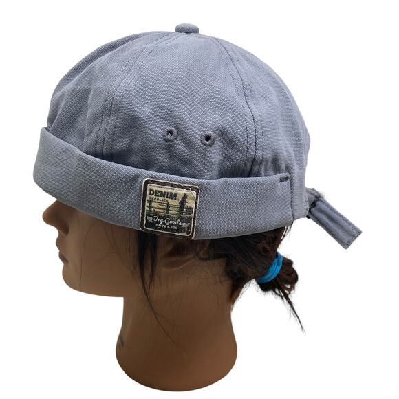 Denim Supplies Dry Goods Supplies Hat Mens Brimless Gray Adjustable - Picture 7 of 9